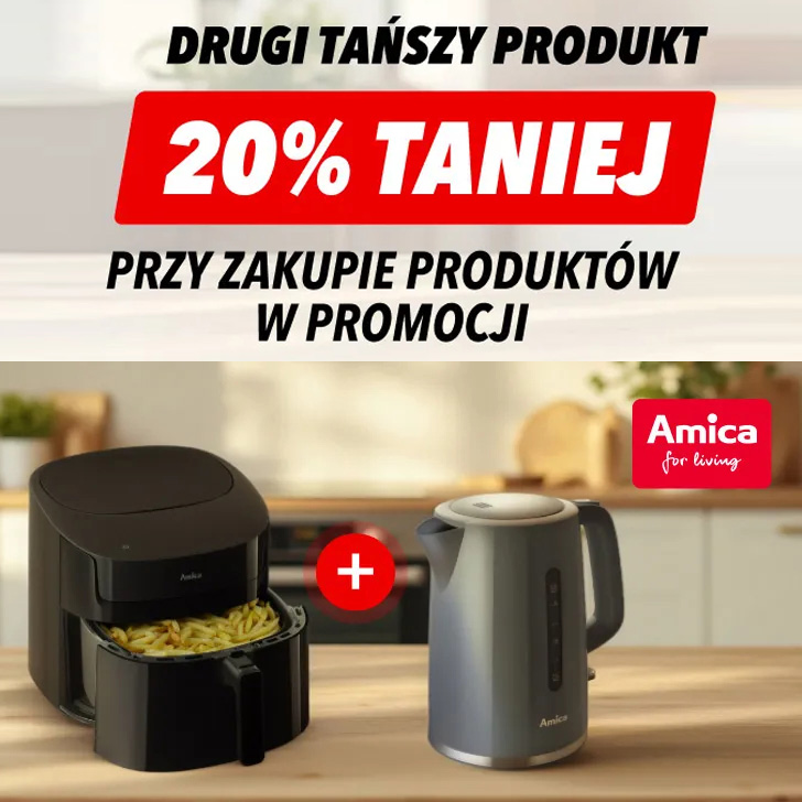 20 proc. rabatu na drugi produkt w małym AGD